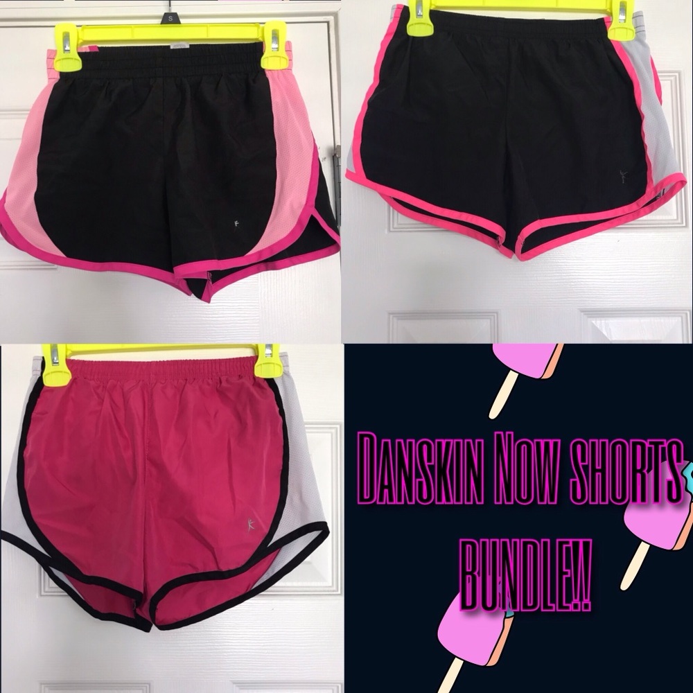 Danskin now,THREE pairs of shorts bundle!!